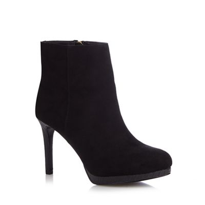 Black 'Bailey' high ankle boots
